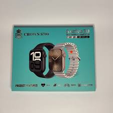 CROWN S700 SERIES 10 MULTI FUNCTION SMART WATCH 7IN 1 STRAP